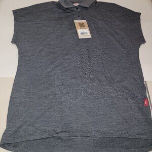 Giro Women's Mobility Polo Sleeveless Dark Gray/Black Size S New w/tags